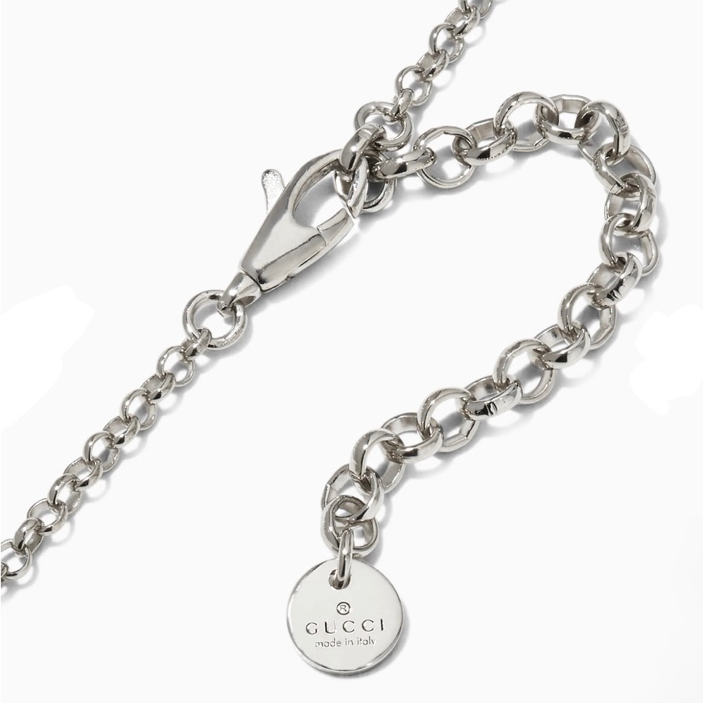 New Gucci Blind For Love Reversible Heart Necklace - Picture 4 of 10